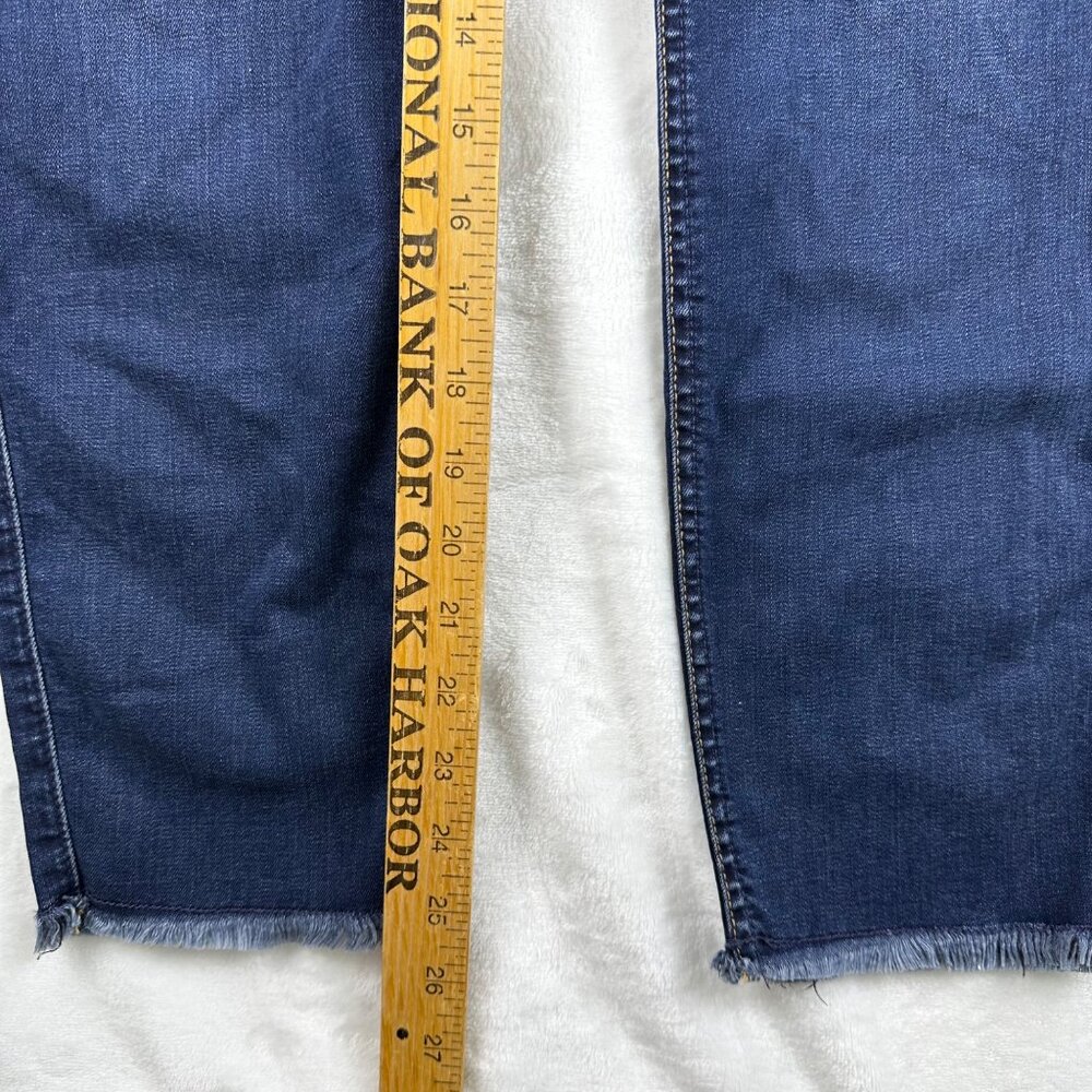 7 For All Mankind Women’s Roxanne Ankle Jeans Stretch Denim Dark Wash Sz 27 - Picture 7 of 8